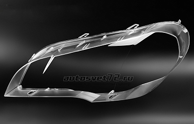 Стекло фары BMW X5, X6 E70 2006-2013 (левое)